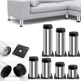 Set universal picioare de mobilier - Reglabil pe înălțime