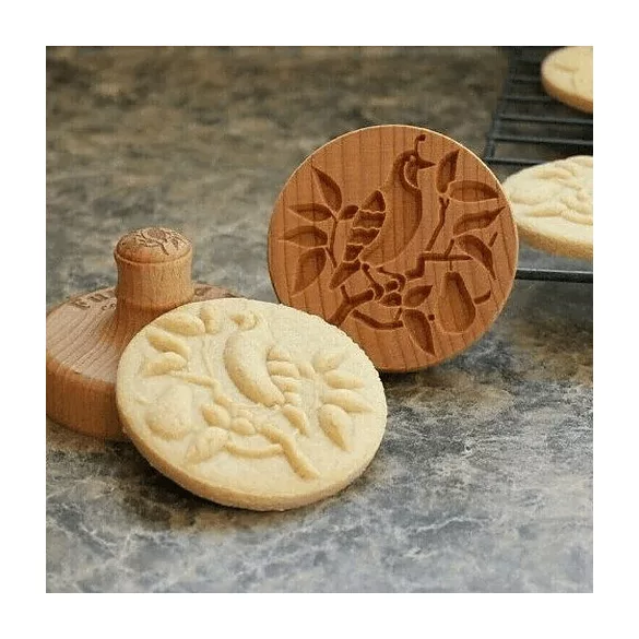 Matriță pentru biscuiți din lemn