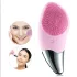 Aparat electric din silicon pentru curățarea feței, masaj facial