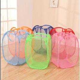 Coș pliabil pentru jucării/rufe, Albastru închis