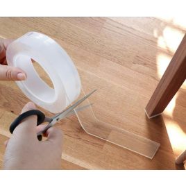 Bandă adezivă dublu adezivă transparentă