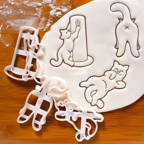 Set decupatoare pentru biscuiți cu pisici