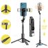 Selfie stick cu lumină LED