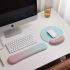 Set suport pentru încheietura mâinii și mouse pad Roz-albastru