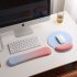 Set suport pentru încheietura mâinii și mouse pad Roz-albastru