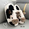 Negru cu imprimeu de vacă 38-39