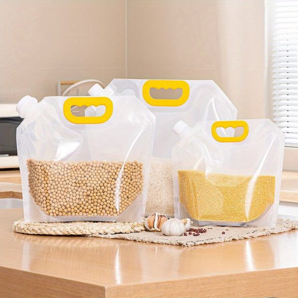Set de 5 pungi pentru depozitare alimente