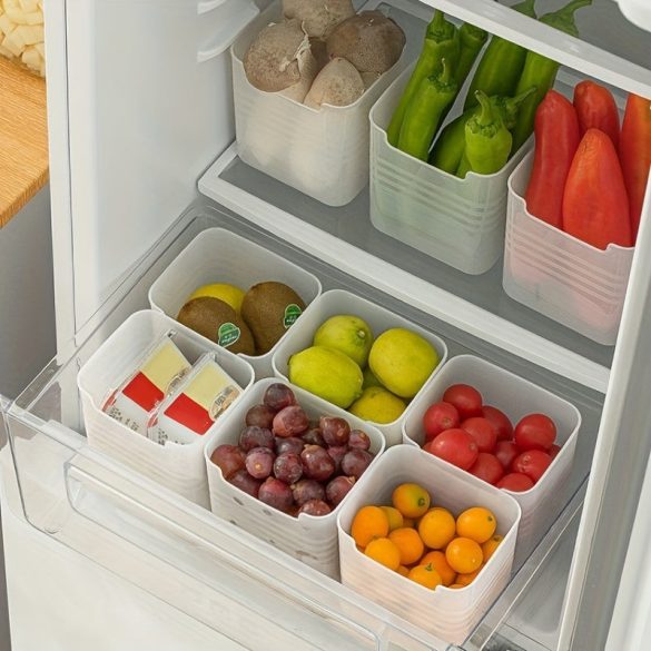 Set de 3 cutii organizatoare pentru frigider