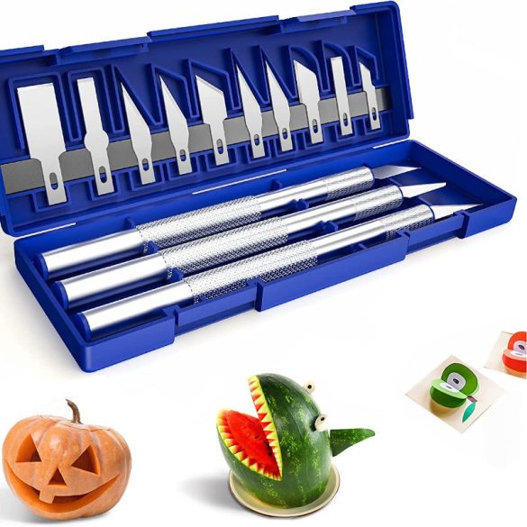 Set de 13 cuțite de precizie pentru artizanat