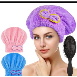 Căciulă prosop pentru uscare părului