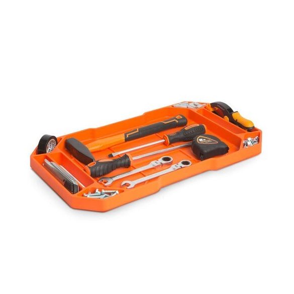 Tavă din cauciuc Handy cu compartimente de depozitare și mâner, 53 x 29,5 x 3,5 cm