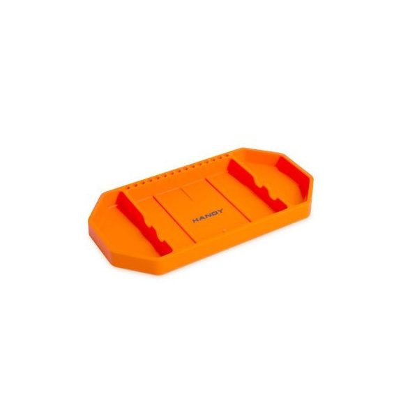 Tavă de unelte din cauciuc Handy cu compartimente de depozitare - suport pentru biți 27,5 x 14,5 x 2,5 cm