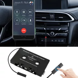   Adaptor casetă Bluetooth 5.0 pentru telefon și CD player auto