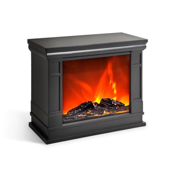 Bewello Șemineu cu efect de flacără LED - pe baterii - 25 x 12 x 20 cm