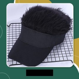 Șapcă parasolar cu perucă