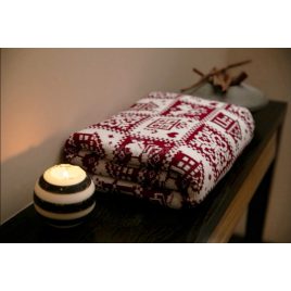 Pătură de Crăciun premium, maghiară (50% bumbac)