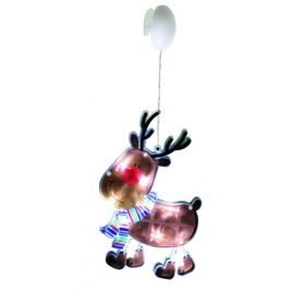 Decor de fereastră cu LED, ren