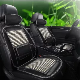 Protecție răcoritoare din bambus pentru scaun auto