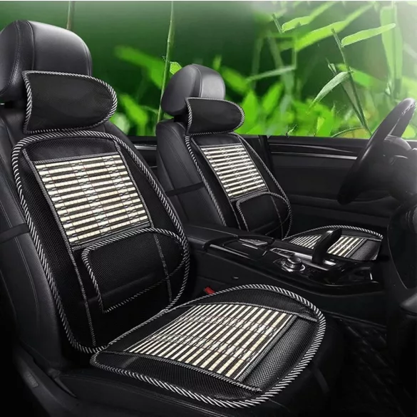 Protecție răcoritoare din bambus pentru scaun auto