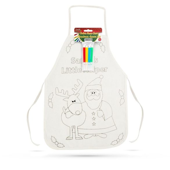 Șorț de colorat cu creioane