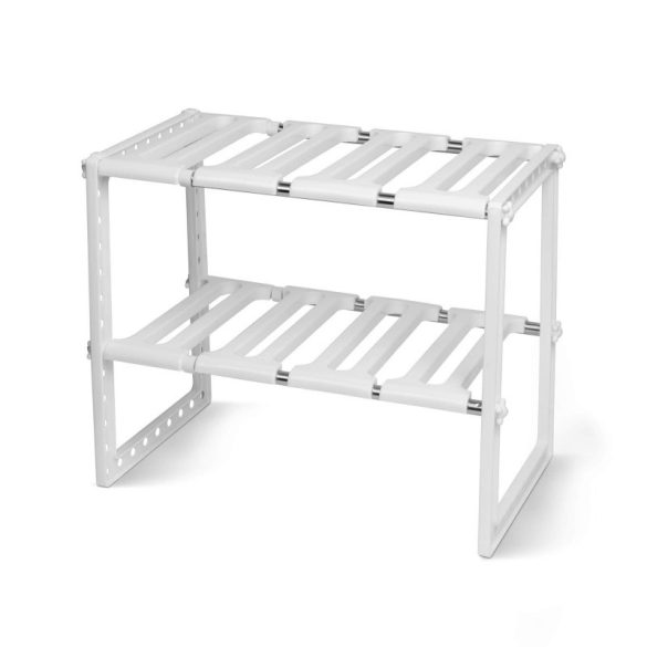 Organizator de bucătărie - raft cu lățime reglabilă