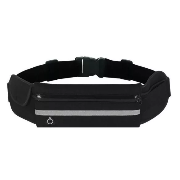 Centură neagră, borsetă pentru alergare