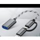 2 în 1 cablu adaptor USB
