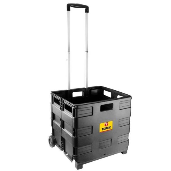 Cărucior pliabil cu cutie - maxim 35 kg (Topex)