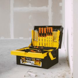 Ladă de unelte din plastic cu sertare - 380 x 220 x 270 mm