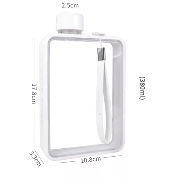 Sticlă plată A5 (380 ml)