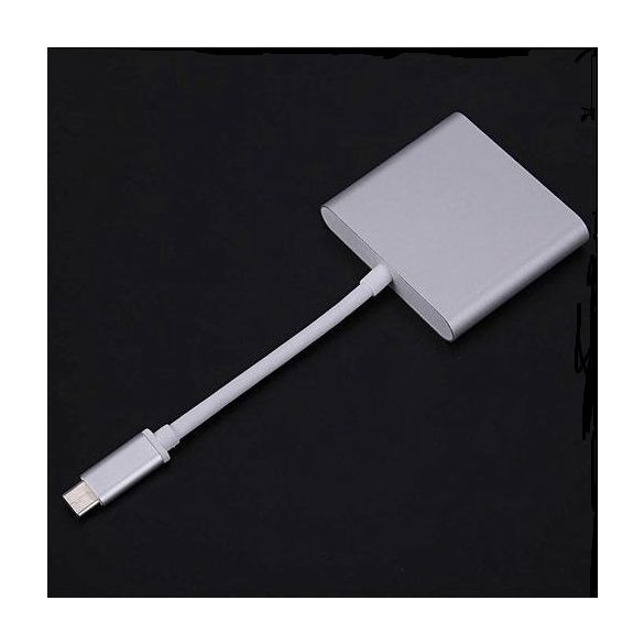 Adaptor USB-C - USB-C, HDMI, USB 3.0