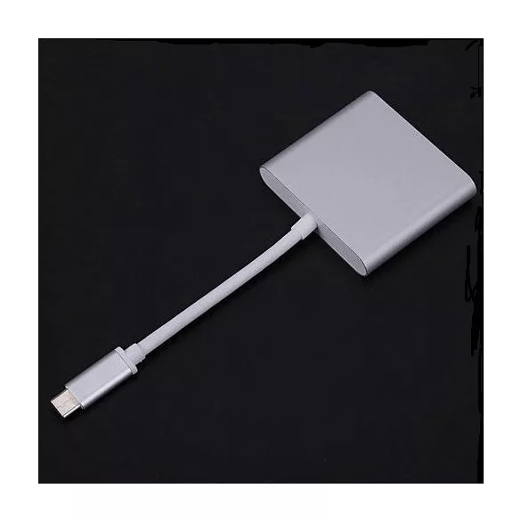Adaptor USB-C - USB-C, HDMI, USB 3.0