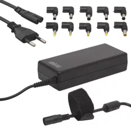 Adaptor universal pentru laptop cu cablu de alimentare