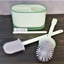 Set perie WC - 3 bucăți
