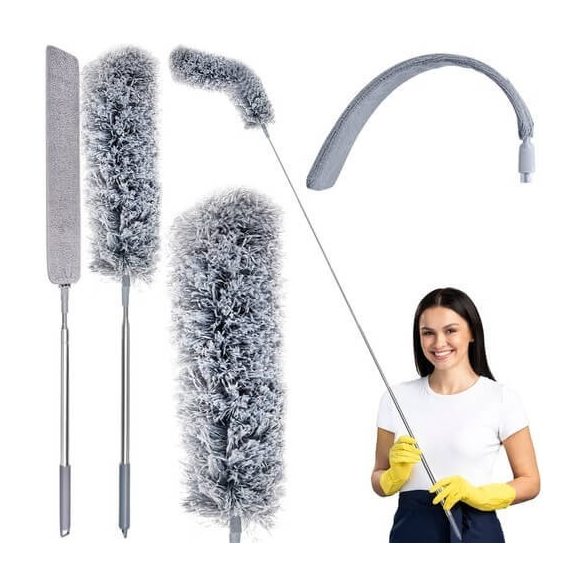 Duster telescopic cu 2 capete (Ruhhy)