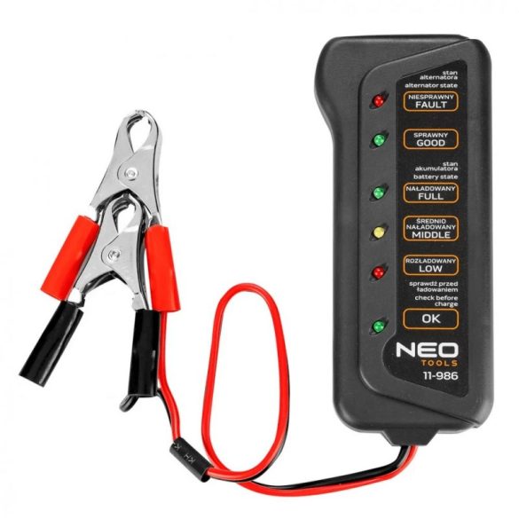 Tester digital de baterii - 12V