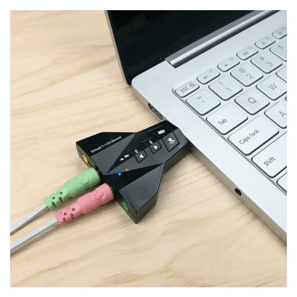 Placă de sunet USB cu sunet 7.1