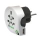 Adaptor de călătorie Q2 power, World to Europe USB