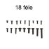 Set mini șuruburi, 18 tipuri, total 500 bucăți