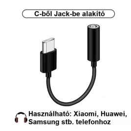 Adaptor telefon Type-C la Jack 3.5 mm