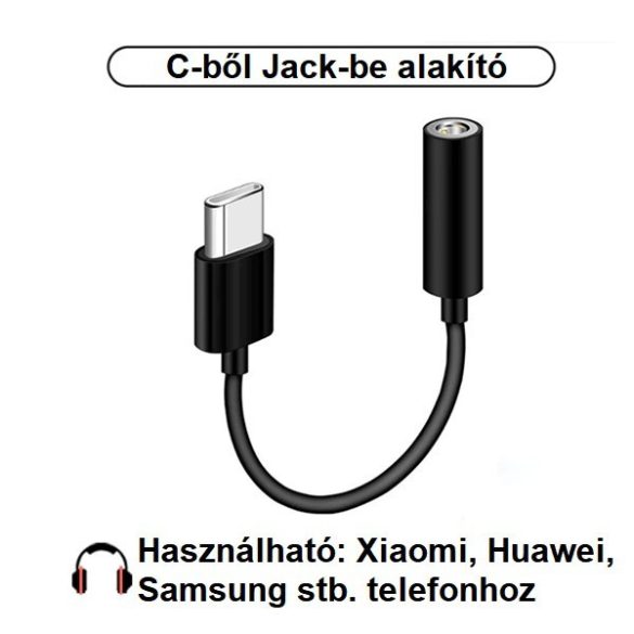 Adaptor telefon Type-C la Jack 3.5 mm