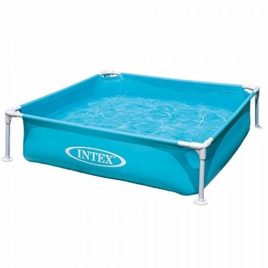 INTEX Piscină pentru copii cu cadru metalic (122x122x30 cm)