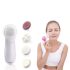 Curățitor facial electric cu 5 capete și 2 trepte