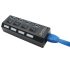 Hub USB cu 4 porturi și comutatoare