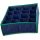 Organizator de sertare cu 16 compartimente (culoare albastru-verde)