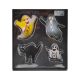 Perfect Home - Set decupatoare pentru prăjituri de Halloween (4 bucăți)