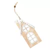 Decorațiune suspendată de Crăciun, căsuță, 17x9 cm - Decorațiune suspendată de Crăciun, căsuță, 17x9 cm Natur