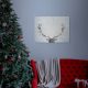Tablou de perete LED cu ren (40 × 30 cm)