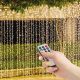 Furtun de lumini cu telecomandă - 300 LED-uri alb cald (3 × 3 m)