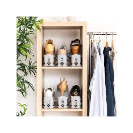   Suport pantofi reglabil pe înălțime, set de 6 bucăți (InnovaGoods)